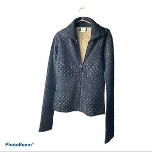 Reversible jacket black and camel, never worn